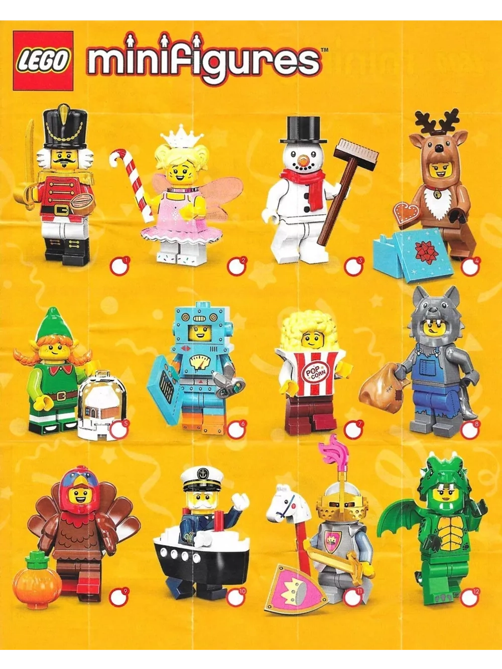 LEGO Minifigures 23 series серия ЛЕГО Волк 71034-8