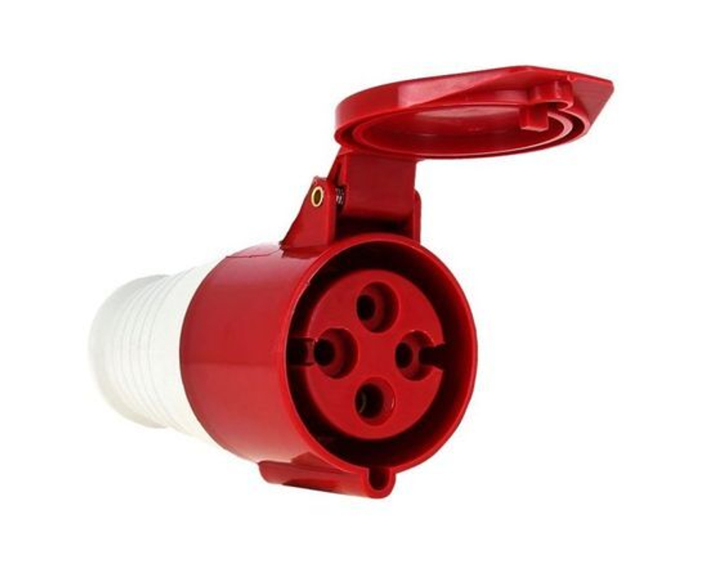 Розетка переносная 32А IP44 3Р+РЕ 224 380В EKF