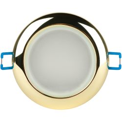 WR1 GD Светильник ЭРА влагозащищенный MR16,12V220V, 50W золото | Влагозащищенные встраиваемые светильники