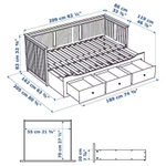 Кровать Кантри (Hemnes) 80 с ящиками