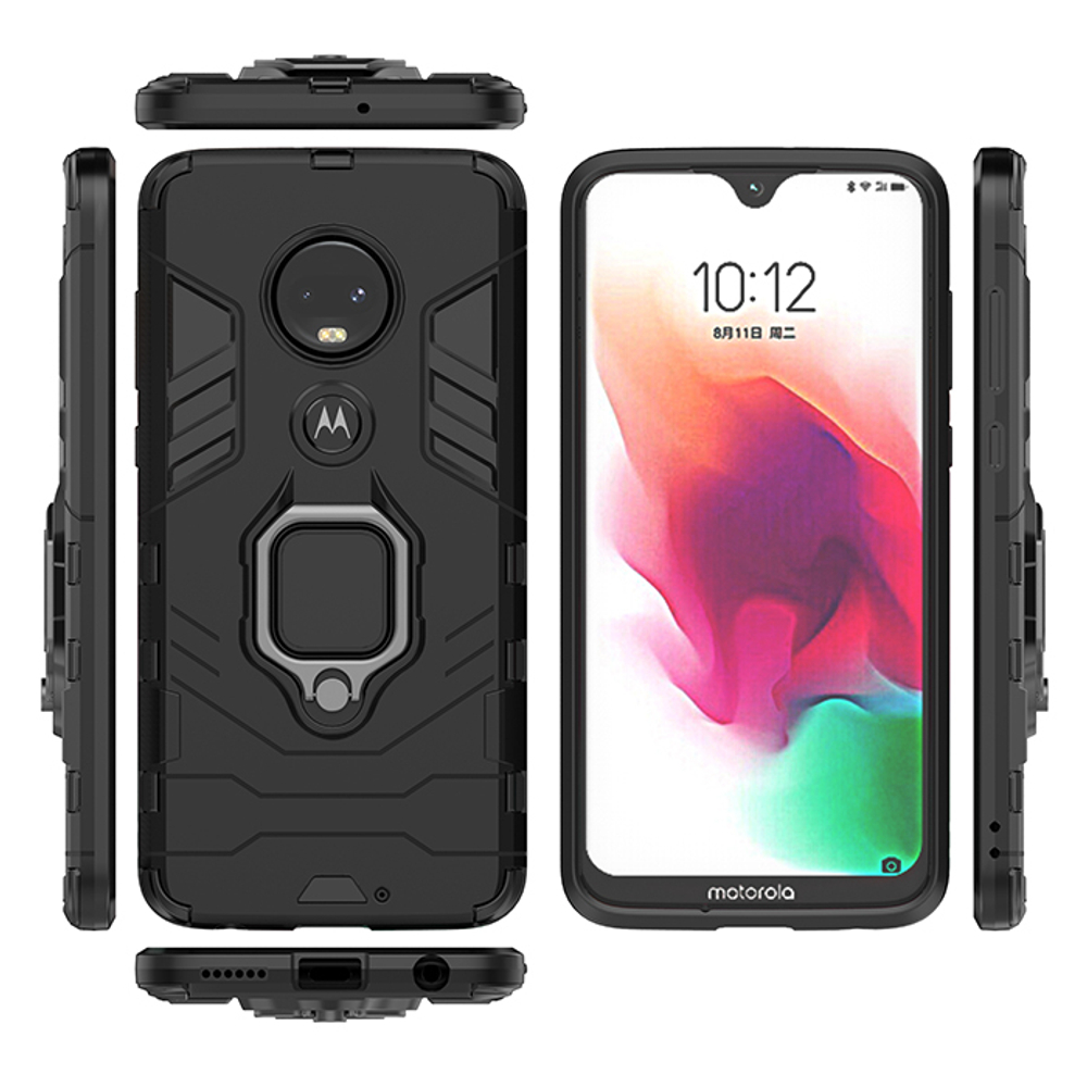 Противоударный чехол с кольцом Panther Case для Motorola Moto G7