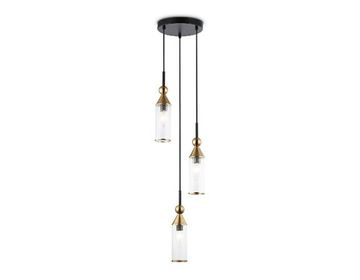 Светильник подвесной 3*E14 LH55252 черный / латунь High Light Heigh Light Ambrella