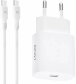Зарядное устройство Rocket RWCC507WH25CC-C USB Type-C белый