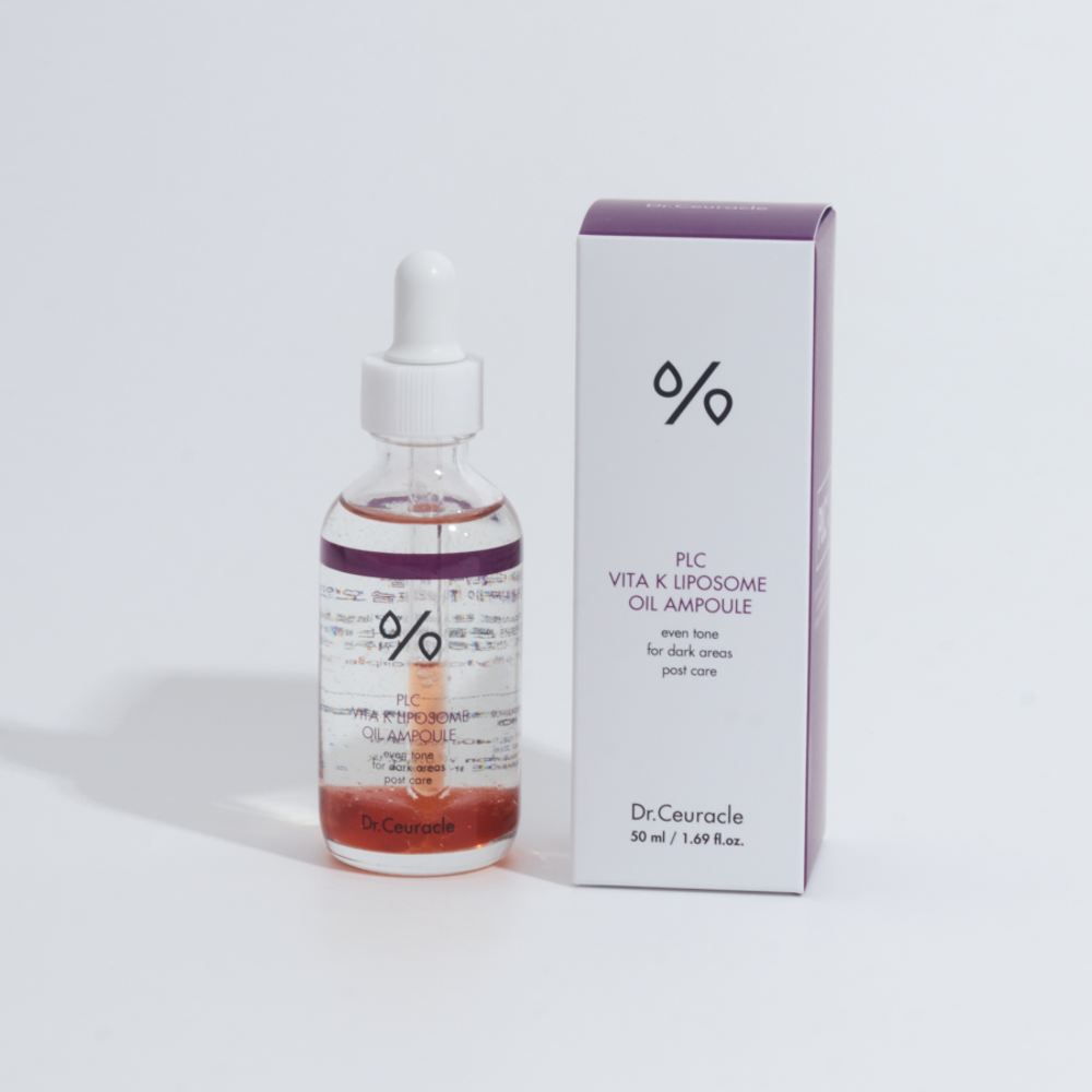 DR. CEURACLE Двухфазная липосомальная сыворотка для лица PLC Vita K Liposome Oil Ampoule, 50мл