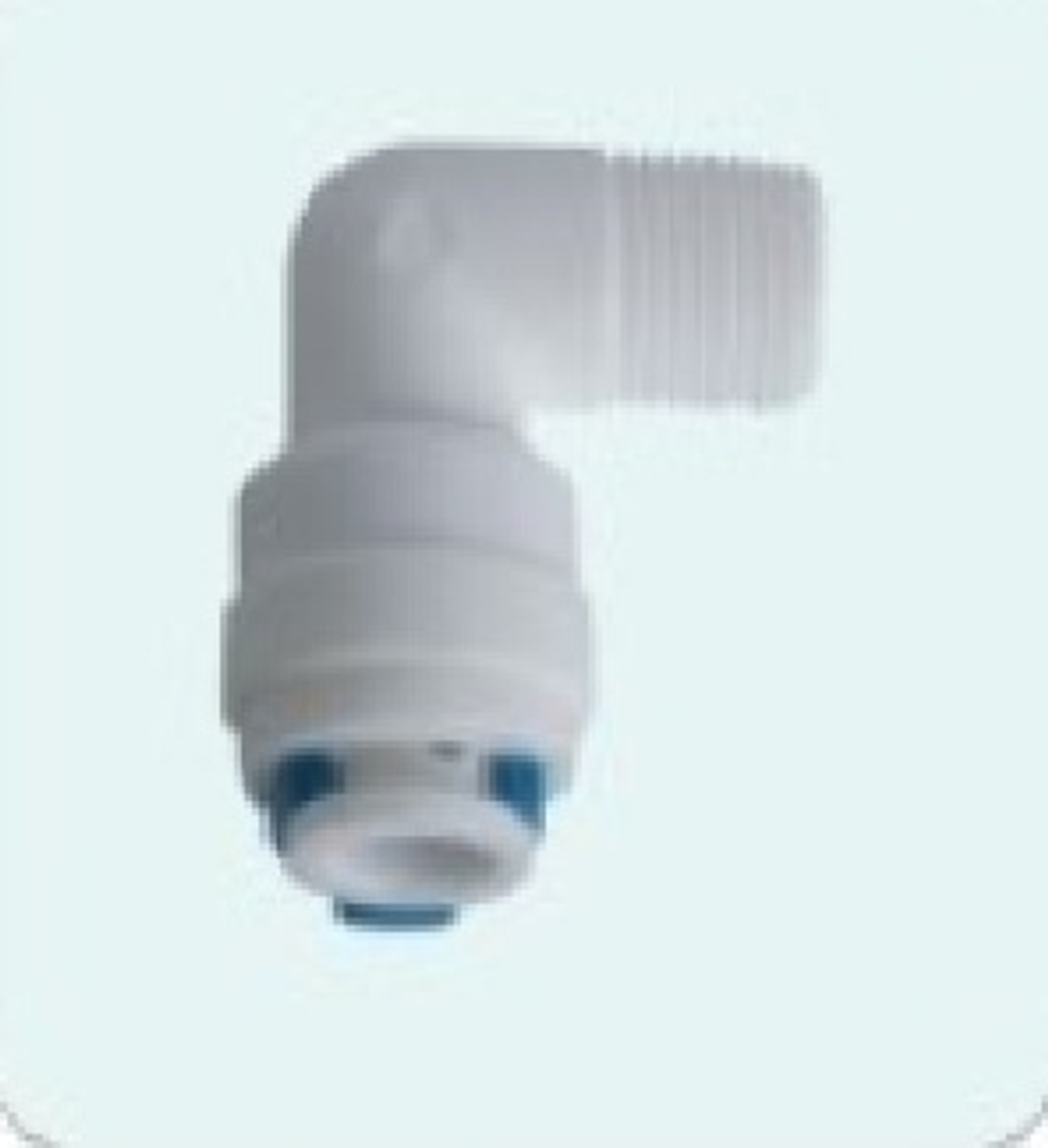 Фитинг угловой 1/4"х1/8", JG (трубка-резьба) QT-08A Naturewater (40-4-2)