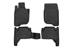 Коврики в салон для MITSUBISHI L-200 IV 2005-2015, 4 шт. (Повышенная устойчивость, повышенная износостойкость) FORMAT.35.15.210