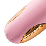 Нежный стимулятор в виде языка FRIDA c вибрацией (7 режимов) (Цвет: нежно-розовый)