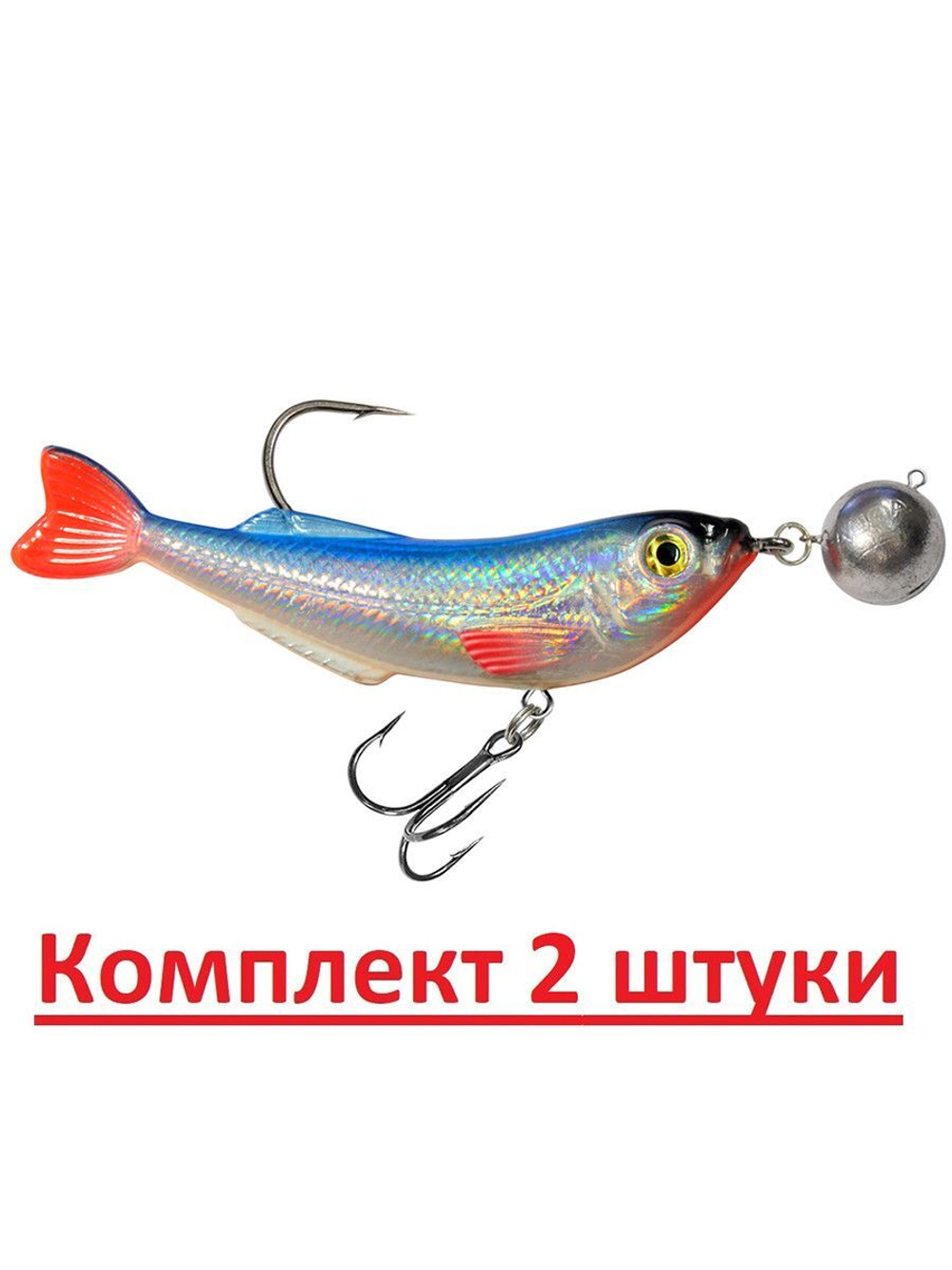 Воблер для рыбалки JIG-DOK с чебурашкой 94mm,