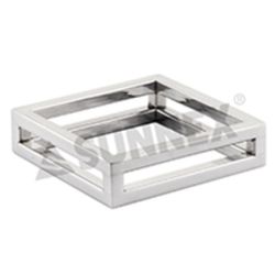 Подставка фуршетная стойка 12*12*3 см квадрат нерж. P.L. Proff Cuisine