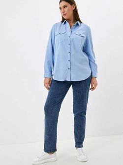 Джинсы на резинке больших размеров