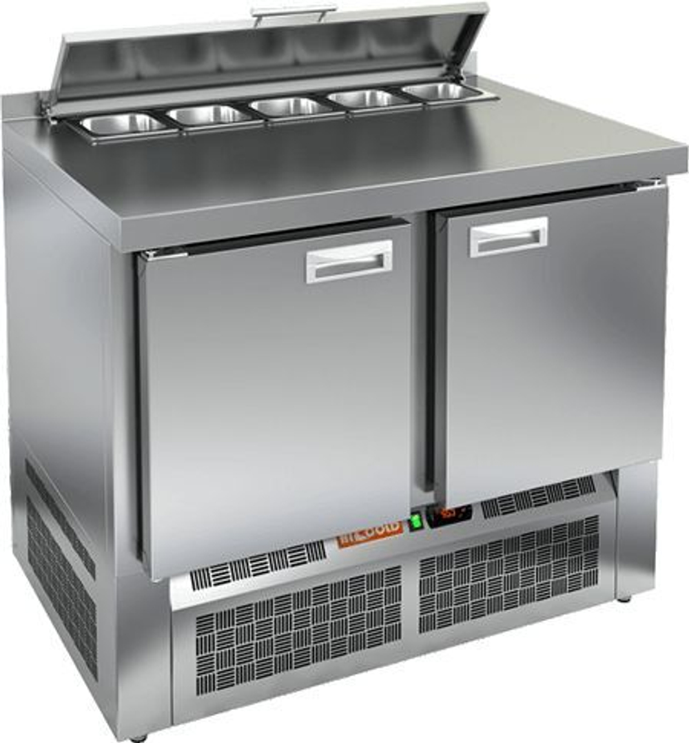 Стол Для Салатов Hicold Sle2-11Gn (1/6) C Крышк.