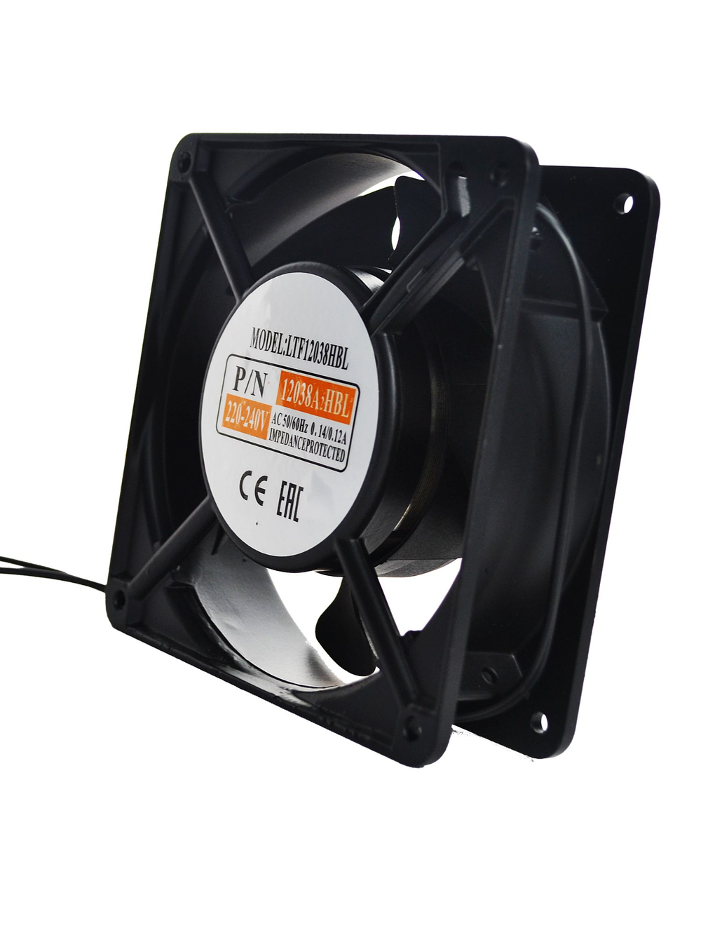 Вентилятор в сборе AC FAN 12038HBL с подшипником скольжения 120х120х38 мм