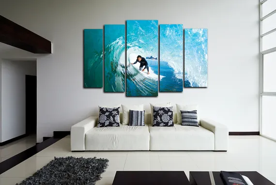 Модульная картина " Cерфинг "