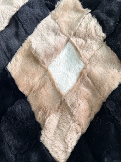 Покрывало меховое ковер из шкуры овчины