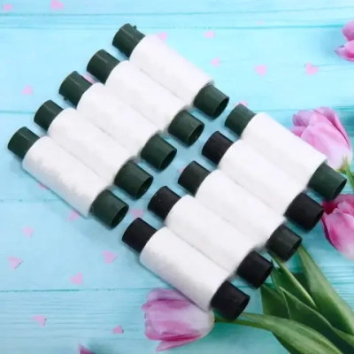 Нитки «RUNIS» полиэстер белые, №40 (намотка 120м) 1шт