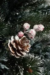 Оптоволоконная елка с LED лампочками Альпийская 210 см., леска+пвх, контроллер (Т2162-210)