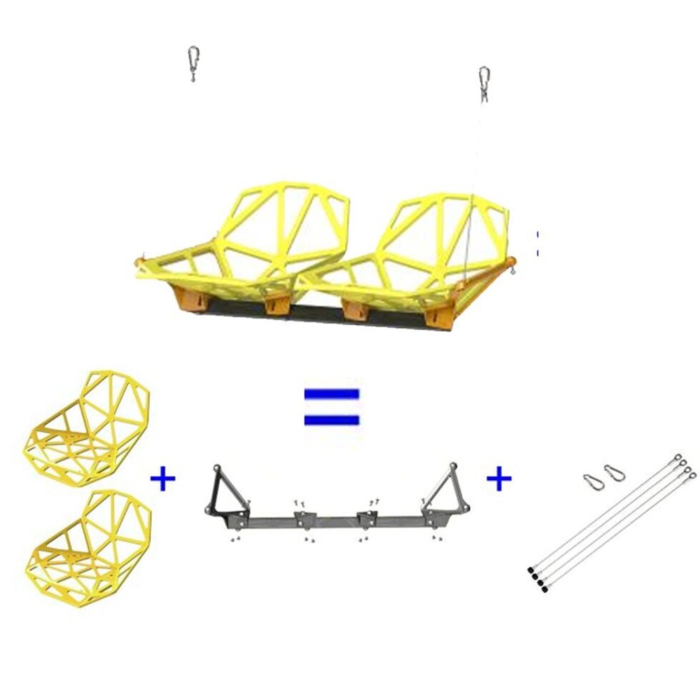 Качели двойные непрозрачные