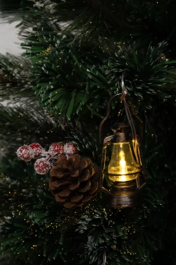 Оптоволоконная елка с LED лампочками Рождественские Огни 240 см., леска+пвх, контроллер (Т2301-240)