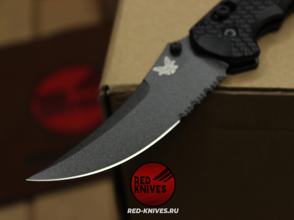 Нож Benchmade Mini Bedlam PS Black 865SBK - черная рукоять, темный клинок