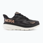 Женские кроссовки для бега HOKA Clifton 9 black/rose gold