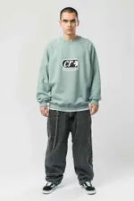 Купить Толстовка Codered крюнек Firm Wide No CR Серо-Голубой Темный Толстовка Codered крюнек Firm Wide No CR Серо-Голубой Темный