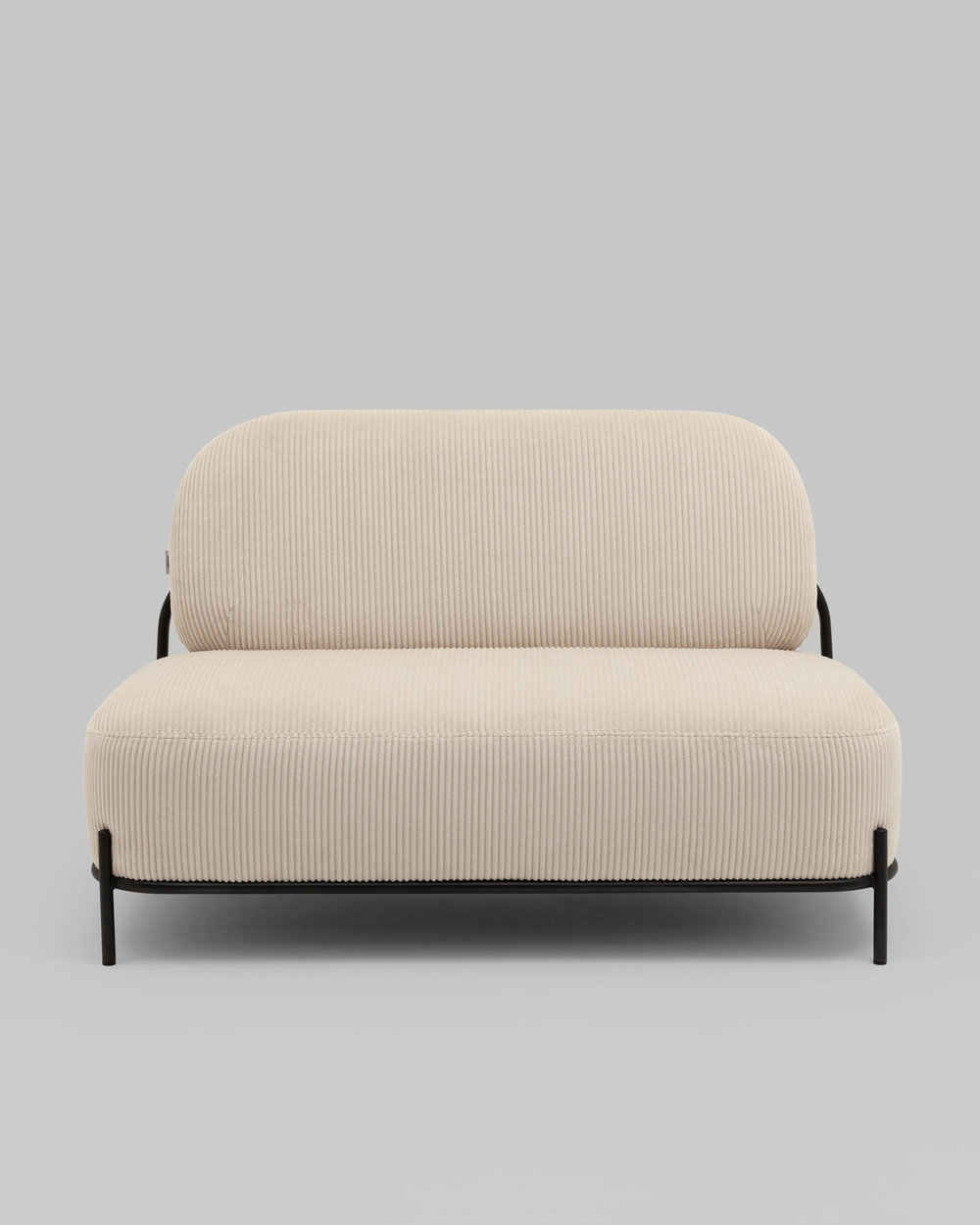 Диван Стоун велюр рельефный молочный