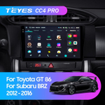 Teyes CC4 Pro 9" для Toyota GT 86 2012-2016