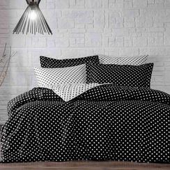 Постельное белье Macchiato черный deluxe TIVOLYO HOME Турция