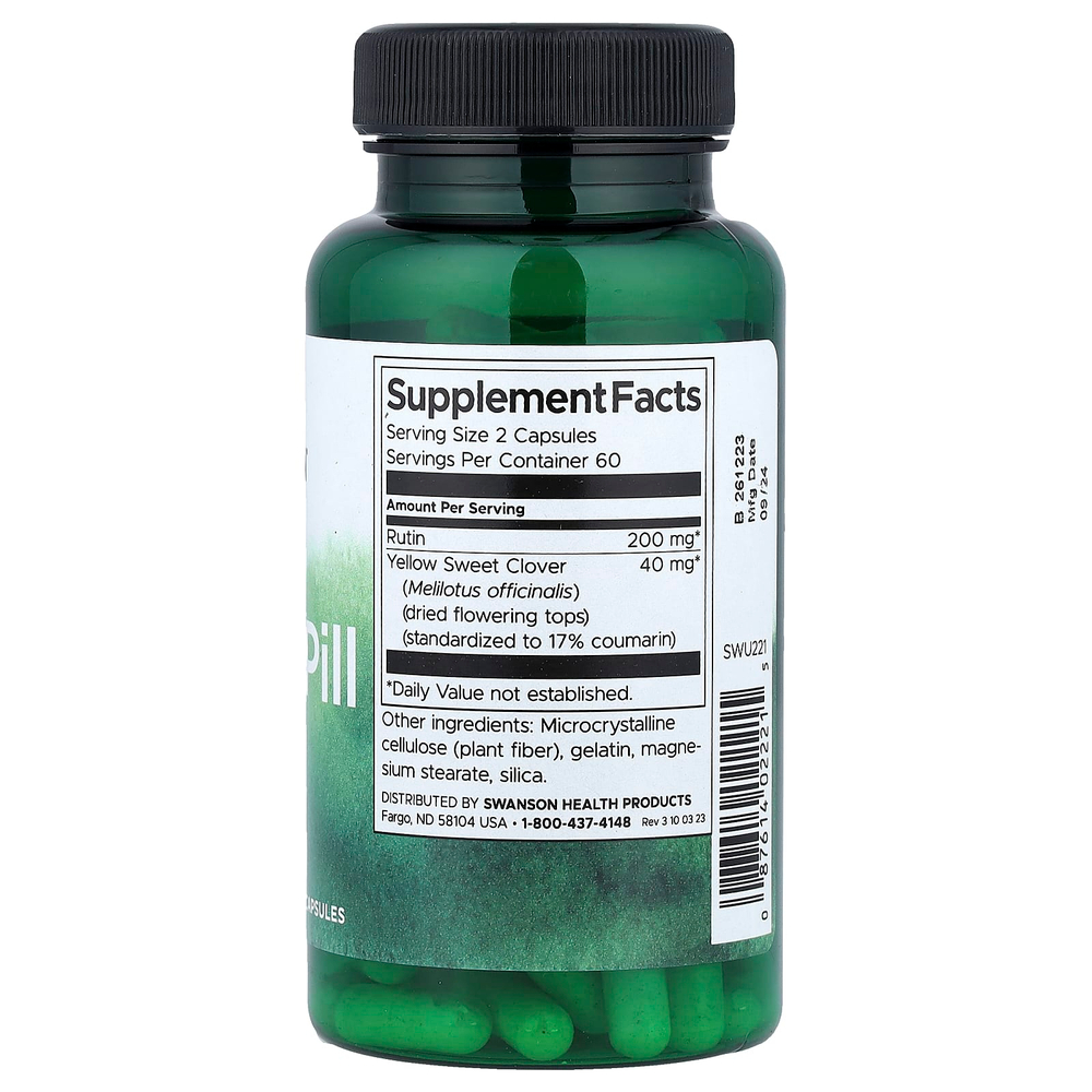 Swanson, водные таблетки, 120 капсул