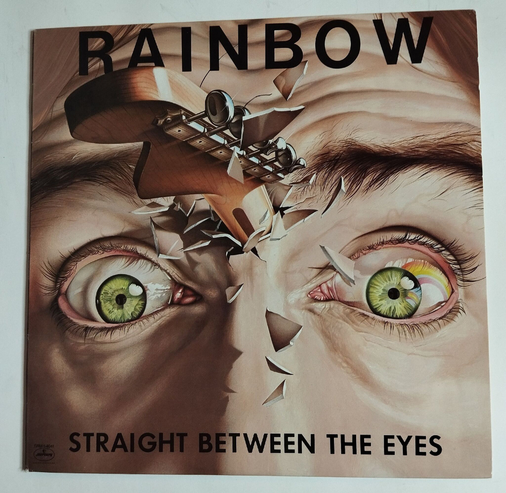 Винтажная виниловая пластинка LP Rainbow Straight Between The Eyes (USA 1982)
