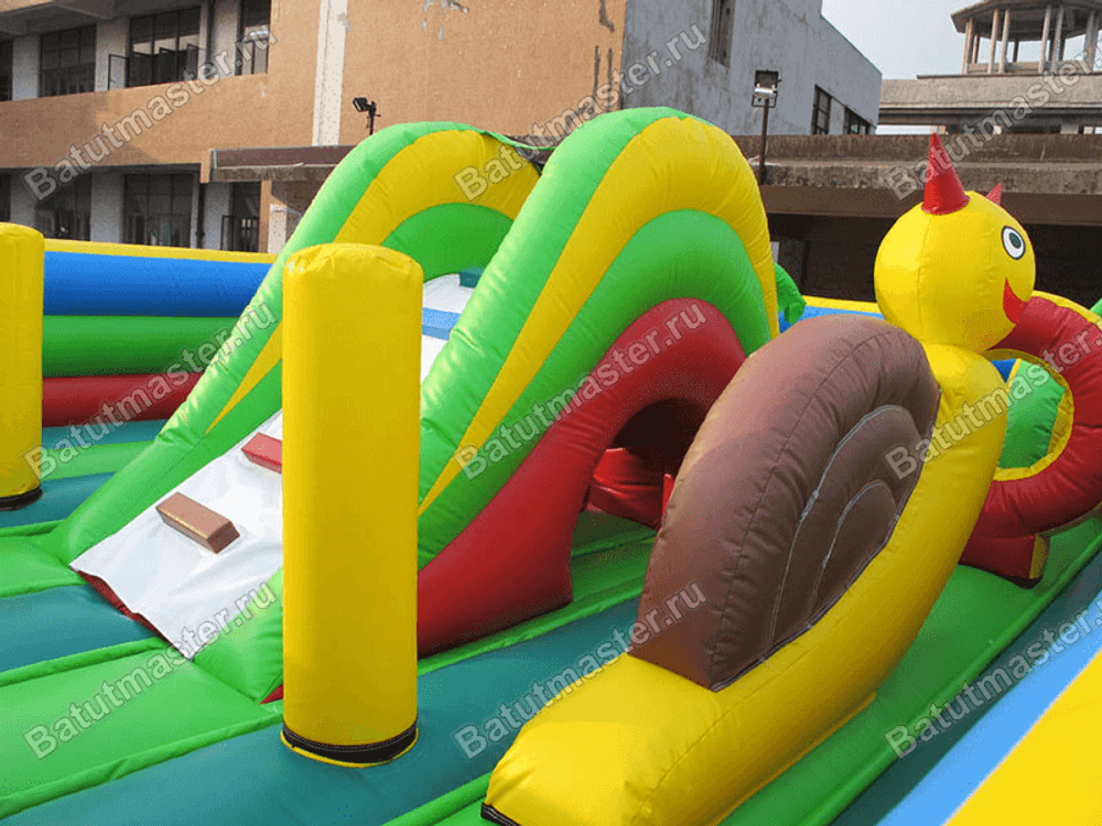 Надувной батут "Гусеничка"