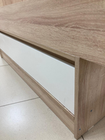 Кровать с ящиком Бруно дуб сонома/белый 900*2000