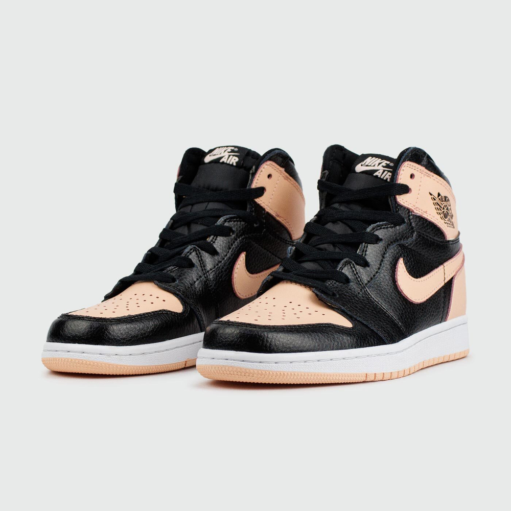 Кроссовки Nike Air Jordan 1 High Wmns Black / Peach