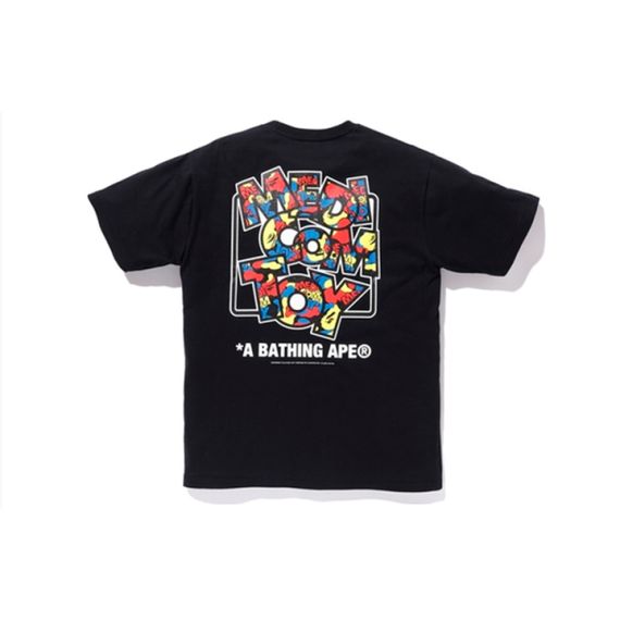 BAPE x Medicom Toy Camo Logo Tee T