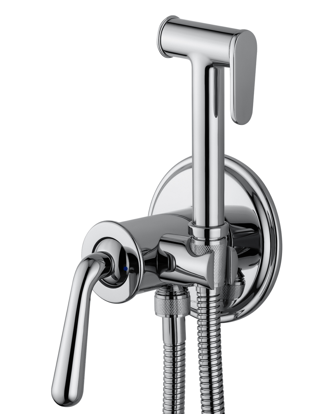 Смеситель с гигиеническим душем встраиваемый WONZON & WOGHAND STEAM, Хром (WW-88829008-CR)