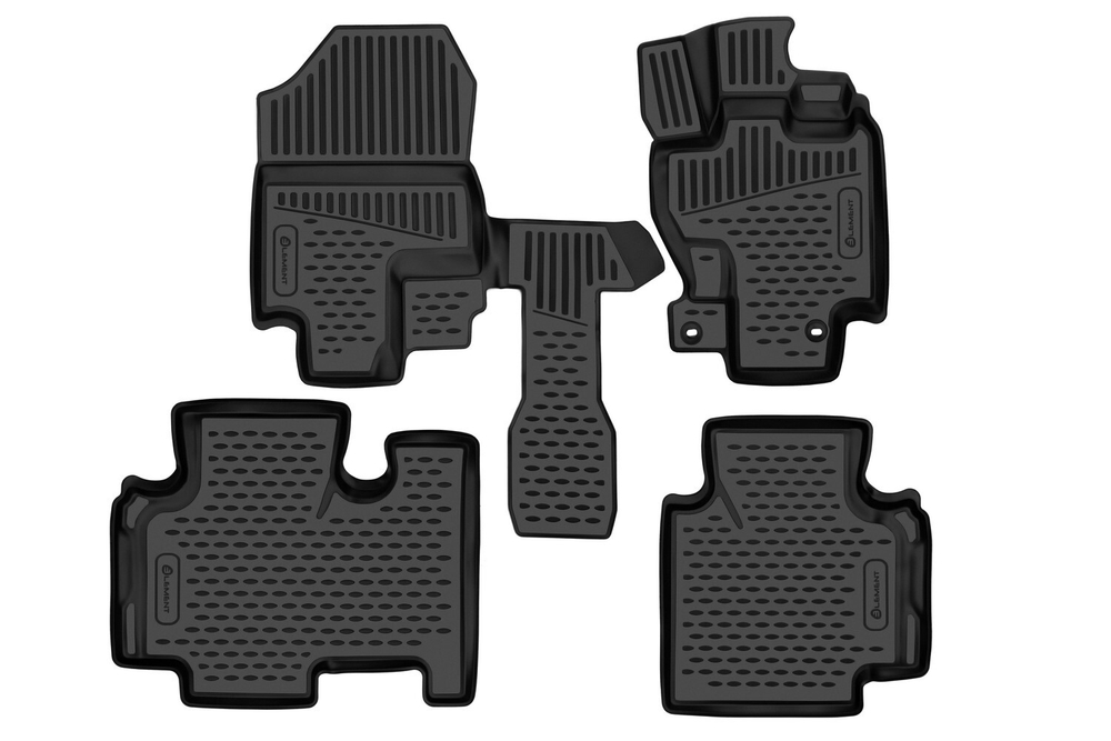 Коврики 3D в салон для HONDA Freed (I) 2008-2016, правый руль не для капитанских сидений, Компактвэн, 4шт., (полиуретан) Element.ELEMENT3D02395210K