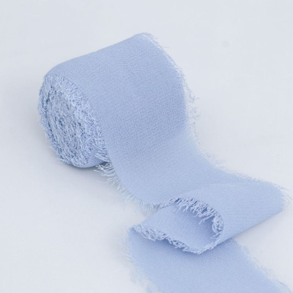 Лента Винтаж Н/О Край, (4см*5м) Голубой