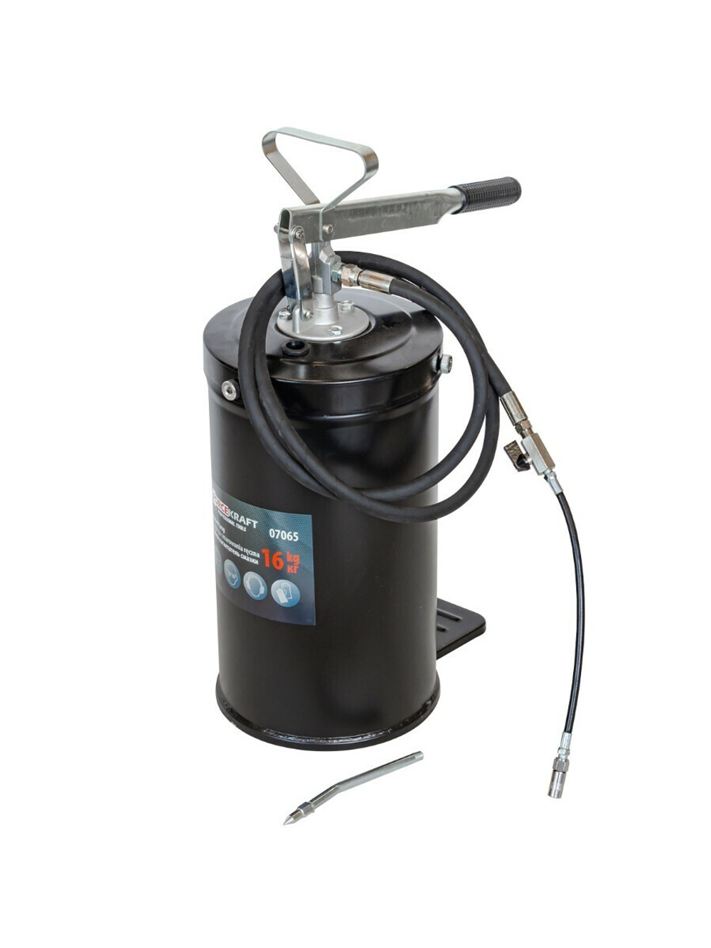Нагнетатель смазки ручной 16кг FORCEKRAFT FK-07065