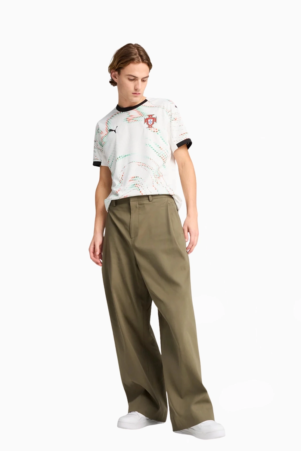 Футболка Puma Portugal 2025 Away Stadium - красный