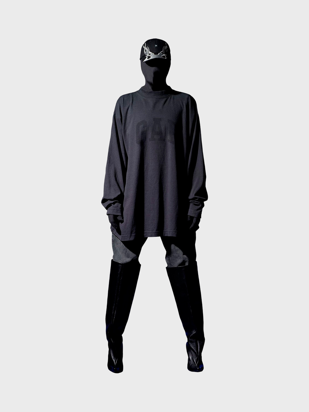 Лонгслив Yeezy Gap Engineered by Balenciaga Dove Dark Grey