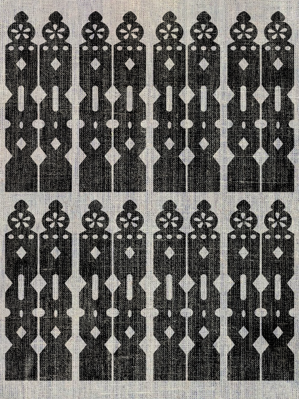 Деревянный штамп 379