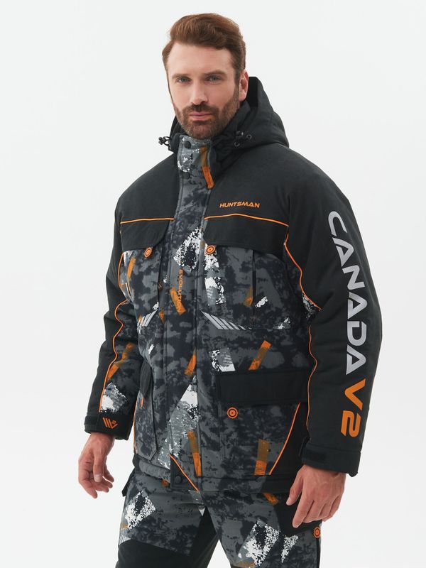 Костюм зимний Канада V-2 ткань Исландия цвет КМФ192/Черный