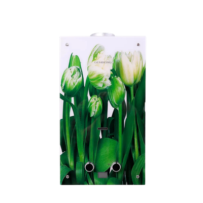 Газовая колонка GENBERG 210.01 ДЕКОР-ЕСО 10 л. Тюльпаны