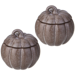 Набор горшочков для запекания с крышкой "Тыква" 2шт 250мл, коллекция "Il raccolto"