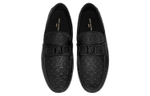 LOUIS VUITTON Hockenheim Moccasin Shoes "Black Minimonogram"