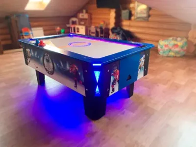 Аэрохоккей с подсветкой (220*120*75 см.)