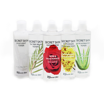 SECRET SKIN Тонеры для лица с натуральными экстрактами 250 ml