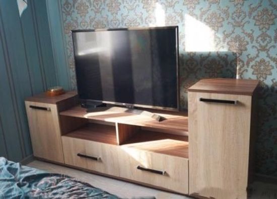 Тумба-ТВ ПАРУС-2 ясень шимо / дуб сонома