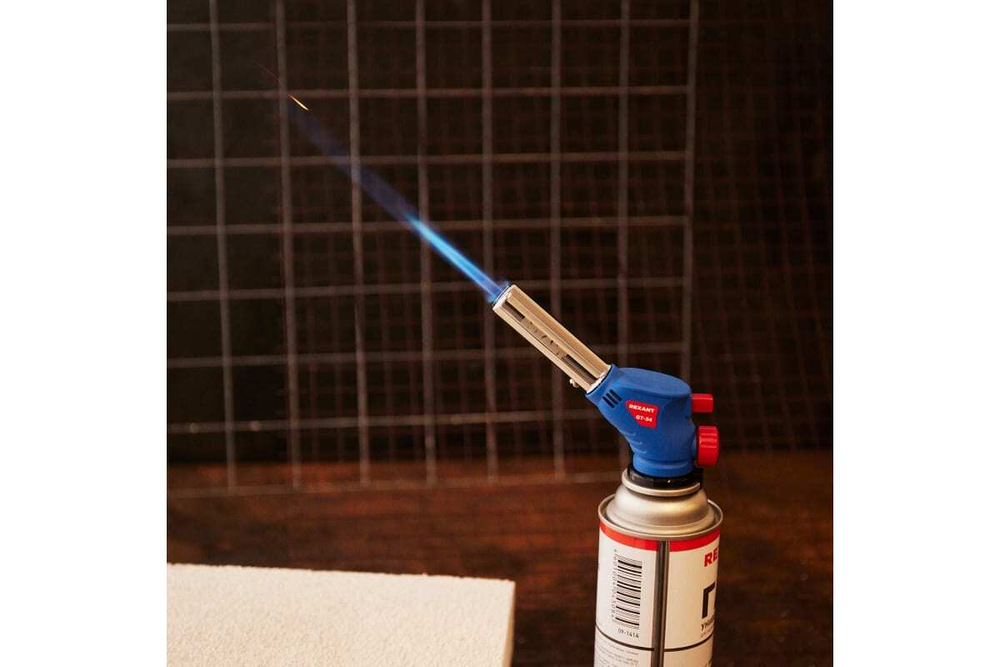 Газовая горелка REXANT GT-34 насадка на баллон, 360 с пьезоподжигом 12-0034