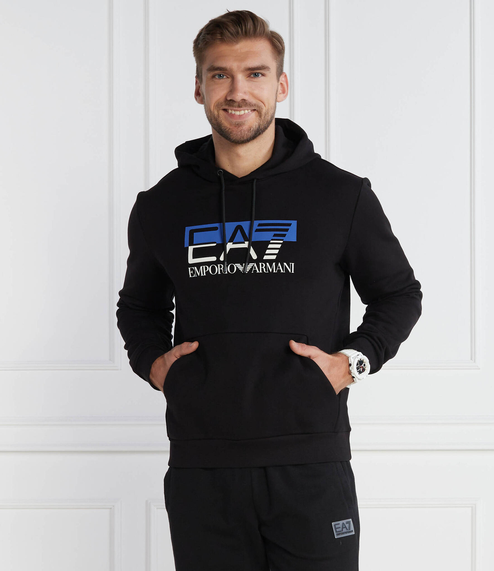 Худи EA7 - черный(6RPM02 PJ07Z)